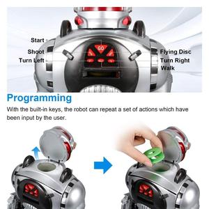 RC LED de combate programable Robot interactivo de juguete Control remoto tiro baile Robot R/C programa Robot