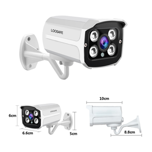 ホット!!Loosafe新しいCCTVカメラ5mpPOEIPカメラ屋外防水P2Pセキュリティ弾丸h265CMOSセンサー