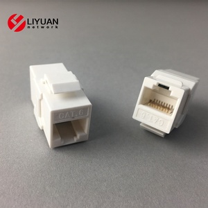 לייואן utp cat5e cat6 קט6a נקבה LY-KJ-AP009-U6 extender מתאם extender