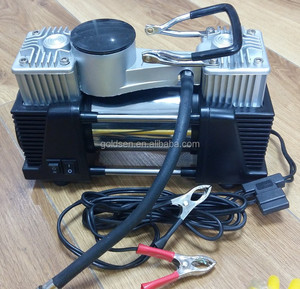 เครื่องอัดอากาศสำหรับงานหนัก DC 12V แบบพกพา,ที่เติมลมยางรถ<span class=keywords><strong>2</strong></span>สูบ