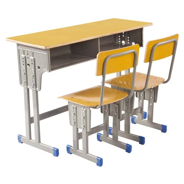 Chaise de table de dossier de bureau de classe avec LOGO personnalisé pour l'école primaire utilisée