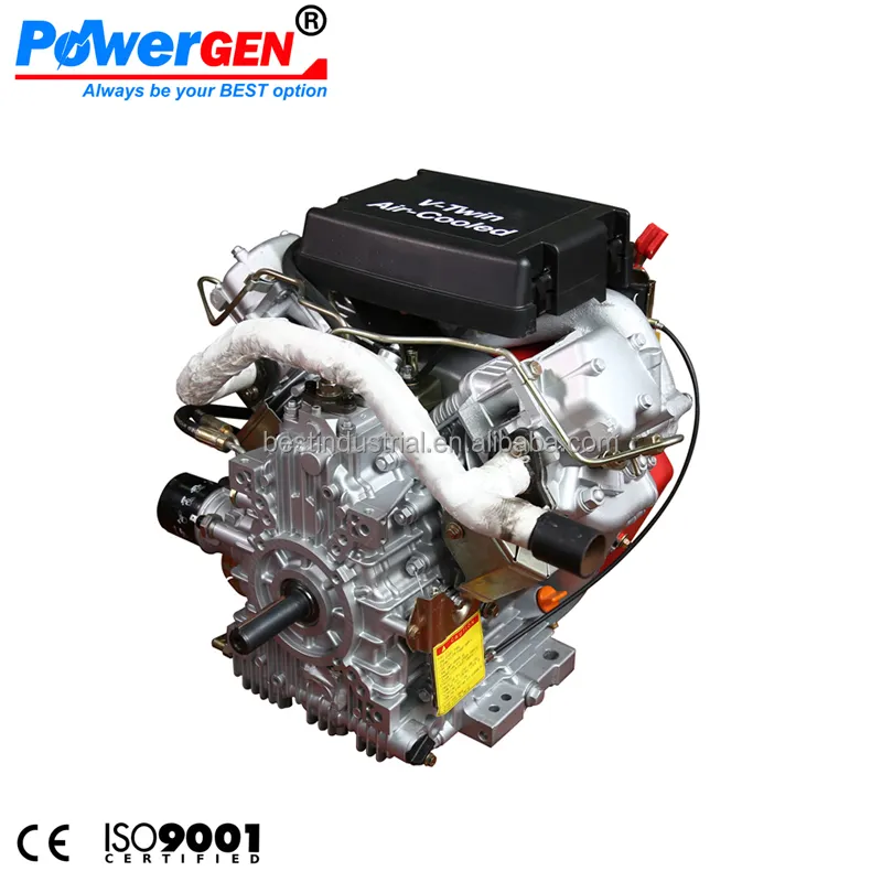 ¡Mejor Vendedor! POWERGEN-motor diésel potente de 2 cilindros, doble cilindro, 25HP, refrigerado por aire V