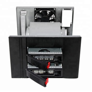 NAS Tower Storage Enclosure 2 Bay Server case Network Attached Storage with 3.5&quot;HHD