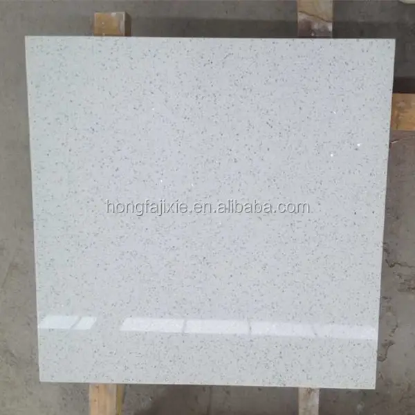 Brilho estrela branca 60x60cm telha de quartzo/telha de pedra de quartzo/popular baratos telhas de assoalho de quartzo