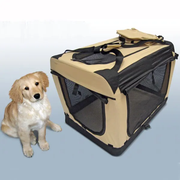 Dog Soft Crate Với Rèm Và Túi Xách