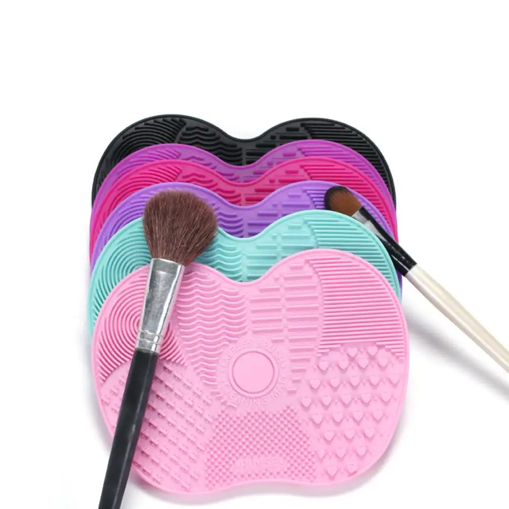 Siliconen Make-Up Borstel Reiniger Pad Make-Up Wasborstelgel Reinigingsmat Handgereedschap Foundation Make-Up Borstel Scrubber Bord