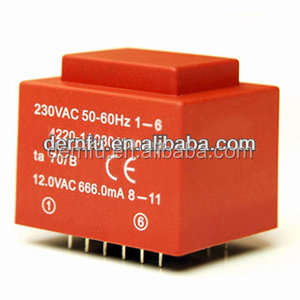 <strong>Encapsulated</strong> <strong>Transformer</strong> <strong>EI42</strong>/14.8 6.0VA Input 230V 50/60Hz Output 12.0VAC 0.666mA for Intelligent Temperature Controller