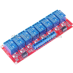 Relé #7116 de 8 canales 5V/9V/12V/24V con optoacoplador IC de nivel alto/bajo para Arduino para proyectos Arduino