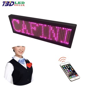 Drahtlose APP-Kommunikation Einfarbig Rot Blau Weiß Asynchrone LED-Tag-Anzeige APP-Steuerung Digitale Visitenkarte LED-Preis schild - Product Image 4