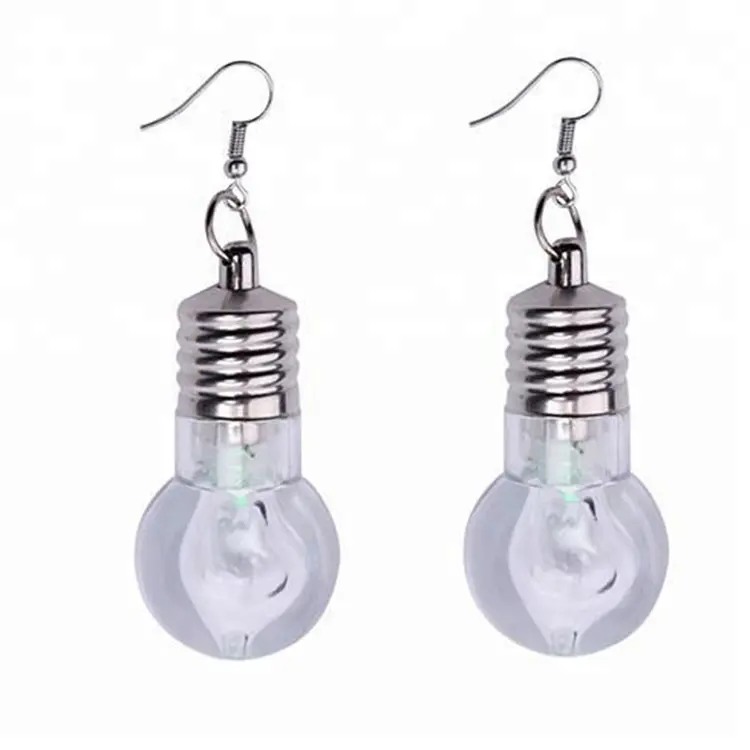 Boucles d'oreilles rondes pour femmes, couleur acrylique, éclairage Led, ampoule de personnalité, nouvelle collection, offre spéciale