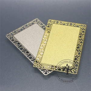 批发现代设计空白升华金属名片 - Product Image 2