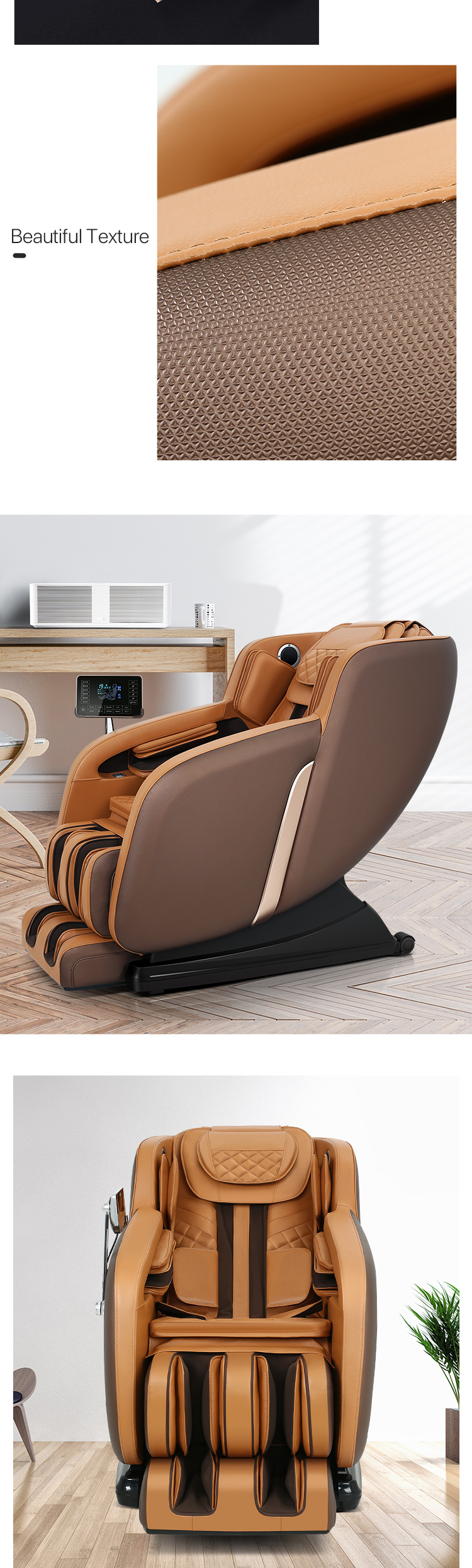 Jare S9 Wholesale Price 4D Zero Gravity Full Body Airbags Kneading Heating Back Vibration Hot Sales Recline Massage Chair