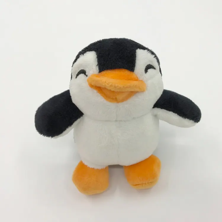 Peluche de felpa con forma de pingüino para niños, peluche de felpa con diseño de animal verde, para grabar electrónica