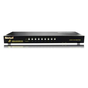 JideTech <strong>KVM</strong> <strong>Switch</strong> VGA 8 Port Kits With 70 in <strong>KVM</strong> Cables for PC or Security Display Video and Audio Switching
