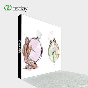 10x 8ft/3m Free Standing LED Light Box Tensão Tecido Exposição Backlit Background Wall <span class=keywords><strong>Pop</strong></span> <span class=keywords><strong>up</strong></span> <span class=keywords><strong>Display</strong></span> Stands para Eventos