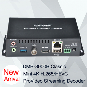 Low Latency Mini 4K H.265/HEVC ProVideo Streaming H.265 HEVC <strong>Decoder</strong> Digisat <strong>Decoder</strong> With HD MI/CVBS <strong>Output</strong>
