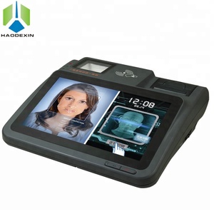 SDK-Dispositivo de reconocimiento facial de 10,1 pulgadas, dispositivo de reconocimiento facial plano para sistema de gestión de visitantes con impresora de recibos incorporada, GC-039EV - Product Image 1