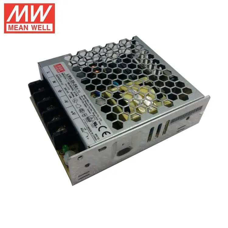 MeanWell LRS-35-12 30 वाट 36W 35W 36 वोल्ट 48V 5V 15V पीएफसी औद्योगिक बिजली की आपूर्ति एलईडी 30W 12V 24V