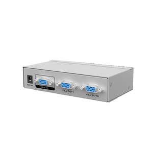 250MHz <strong>VGA</strong> <strong>Splitter</strong> <strong>1</strong> in <strong>2</strong> Out, MT-VIKI 1x2 <strong>1</strong> Computer <strong>2</strong> Monitor + Power Adapter <strong>VGA</strong> <strong>Splitter</strong> - Product Image 3