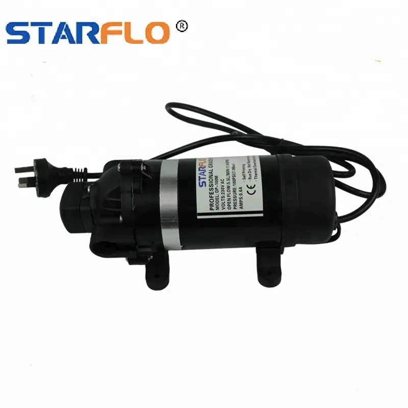 Starflo DP-100M 230AC Mini Bomba de água elétrica pequena a jato de água Bomba de água portátil de alta pressão para lavagem de carros