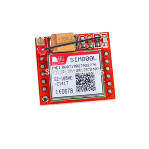 最小 gps gsm 模块 SIM800L GPRS GSM 模块 MicroSIM 卡核心板四频 TTL