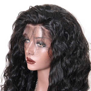 便宜的天然发line curly 全蕾丝前假发宽松波浪假发为妇女 Peruca De Cabelo Humano