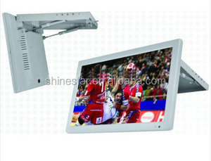 15.6&quot; 17&quot; 19&quot; 21.5&quot; 24&quot; Inch Vehicle Bus <strong>LCD</strong> <strong>Display</strong> Flip Down Foldable Monitor for Advertising USB AV <strong>VGA</strong> HDM1 <strong>Input</strong> - Product Image 3