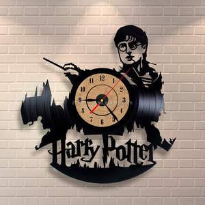 Vinyl đồng hồ treo tường <span class=keywords><strong>Harry</strong></span> Potter đồng hồ chủ đề đồng hồ treo tường - Product Image 1