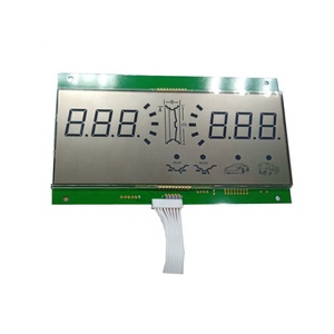 Benutzerdefinierte digitale skala monochrome LCD modul 7 segment lcd display lcm