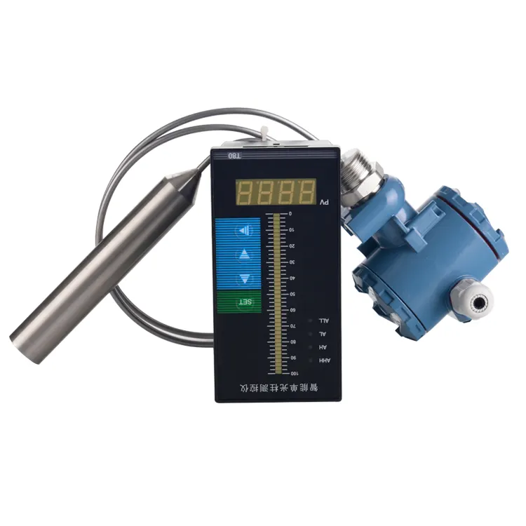 Sensore di livello del serbatoio del carburante digitale Diesel 4-20mA SS304 misuratore di livello dell'acqua per pozzi profondi sensore di livello del serbatoio dell'olio