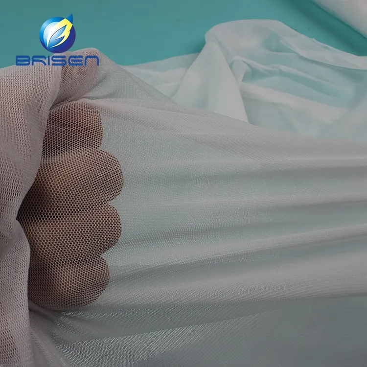 50d 60gsm Smart Fabrics Nylon Stretch Power Net Nylon Mesh Stoff Tüll für Unterwäsche
