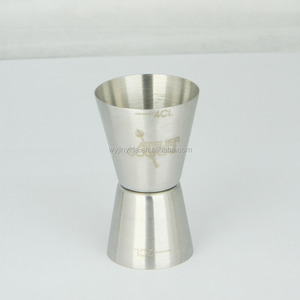 Stainless Steel Double Measuring Wine <strong>Cup</strong> 25/50ml Stainless Steel Double Jigger - Product Image 4