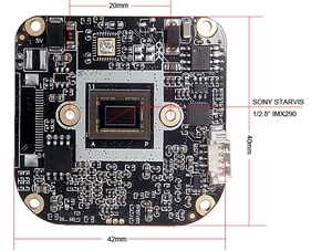Promoção quente H.265 <span class=keywords><strong>2MP</strong></span> Módulo Da Câmera Para SONY IMX290 HI3516CV300 Módulo Processador Único Board