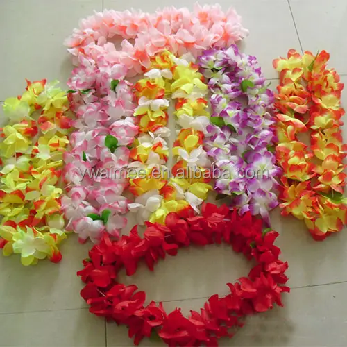 2014 Yiwu Aimee hotsale Hawai flor collar lei Hawai flores collar (collar de AM-HW01)