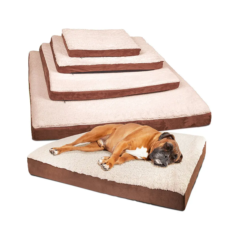 Lujo confortable impermeable gran medio perro camas de