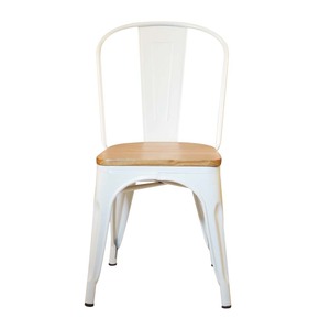 Phong cách cổ điển đầy màu sắc căng tin kim loại khách sạn bàn ăn ghế ăn parson ghế - Product Image 4