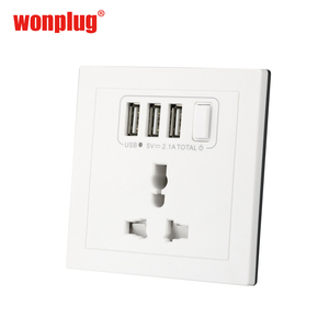 Electrical World <strong>Socket</strong> Outlet10A <strong>Multi</strong> <strong>Functional</strong> 3USB Universal Wall <strong>Socket</strong> With Switch Button <strong>and</strong> Light Indicator - Product Image 3