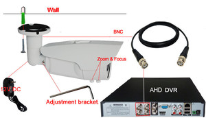 4MP Security Analog AHD CCTV IR Bullet Cameraと60メートルIR Distance - Product Image 4