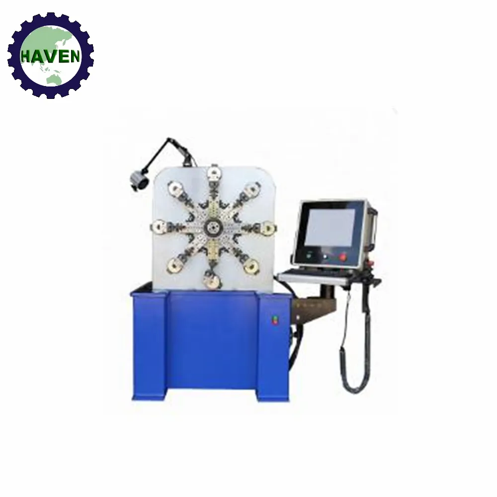 10 eksenli CNC yay makinesi ucuz fiyat çok fonksiyonlu otomatik cnc yay sarma makinesi küçük tel bükme makinesi