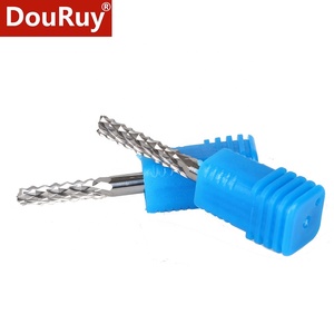 DouRuyタングステンカーバイドPCBコーン歯エンドミルフライスカッタービットエンドミルCNCルータービット彫刻機用 - Product Image 2