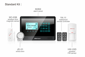 Sistema de alarma antirrobo para el hogar, sistema de seguridad contra intrusos, GSM, GPRS, 4G - Product Image 6