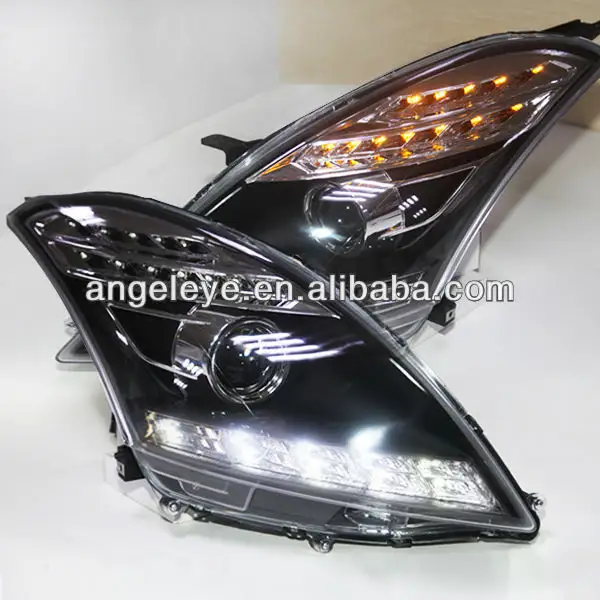 2012-2014ปีสำหรับ Swift LED Head Light พร้อมเลนส์โปรเจคเตอร์สำหรับ SUZUKI JY