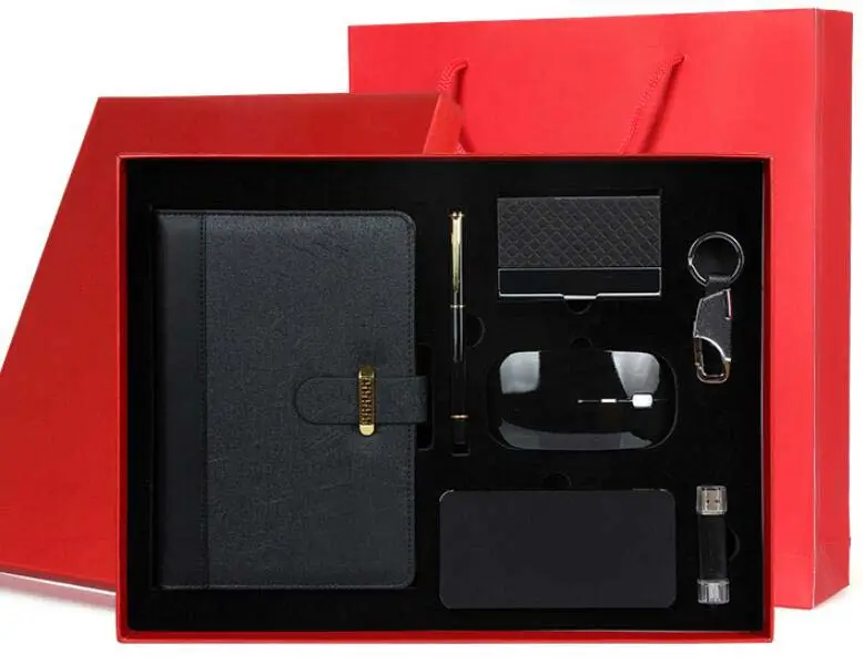 Custom Luxe Giveaways Corporate Relatiegeschenk Set Power Bank Gift Set