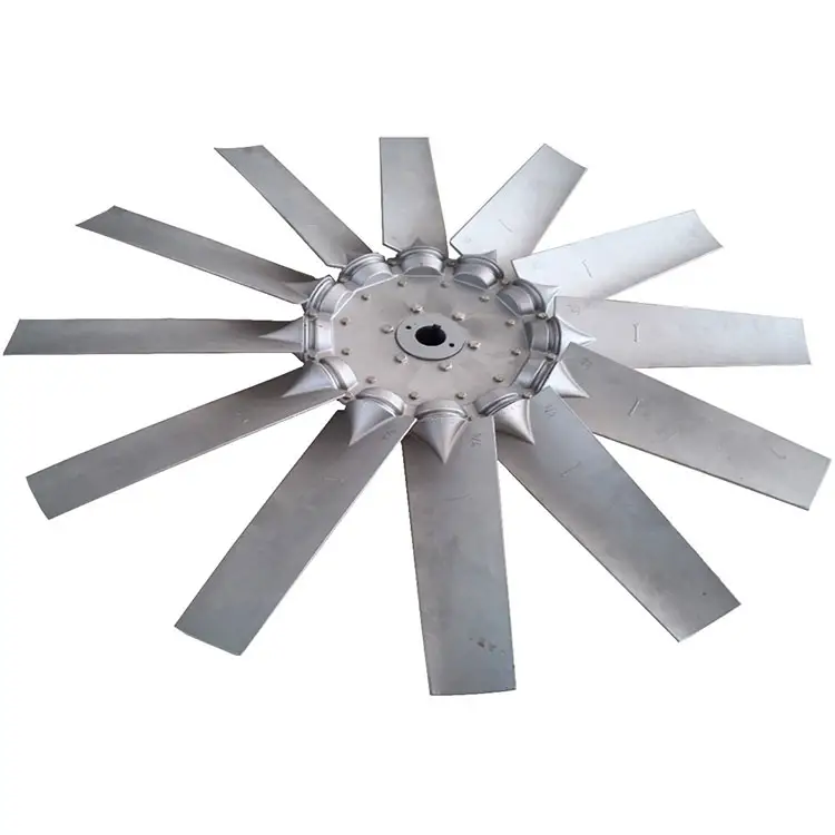 10" ~ 71" diameter casting machined axial flow fan aluminum impeller