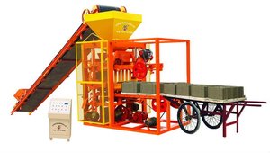 Rung QTJ4-26A tự động Máy làm gạch rỗng/Khối lát rắn làm thiết bị công nghiệp tại Trung Quốc giá - Product Image 2