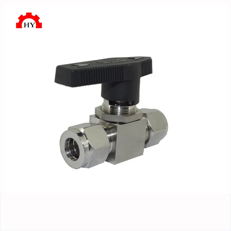 dn15 stainless steel 304 316 1000psi compression gas ball valve