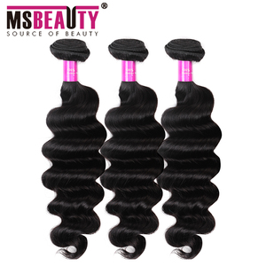 MS Beauty Hair Regular Wave, Loose Deep Wave, Big Curl, Natural Wavy Xuchang Factory Virgin Human Hair Extensions 10a 12a <strong>Bundle</strong> - Product Image 2