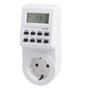 Mini LCD digitale Plug-in da cucina interruttore Timer da 12/24 ora programmabile spina EU con 16A corrente nominale - Product Image 1