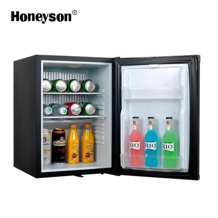 Mini-bar inteligente automático de absorção silencioso, hotel 40l 60l