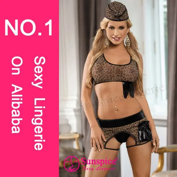 Venta al por mayor de América del Sur tamaño libre spandex caliente leopardo sexy traje